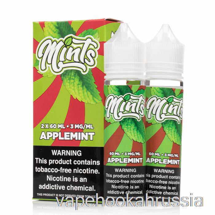 Vape Russia Applemint - мятные вейп ко - 120мл 6мг